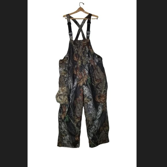 GAMEHIDE Men's 3X Camouflage Mossy Oak Breakup Insulated Hunting Coveralls Pants